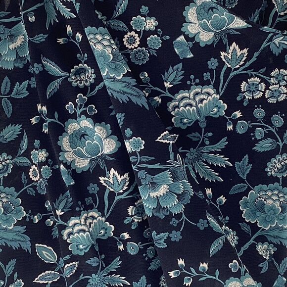 Ninety floral semi sheer vintage top,  0215 - Picture 6 of 9